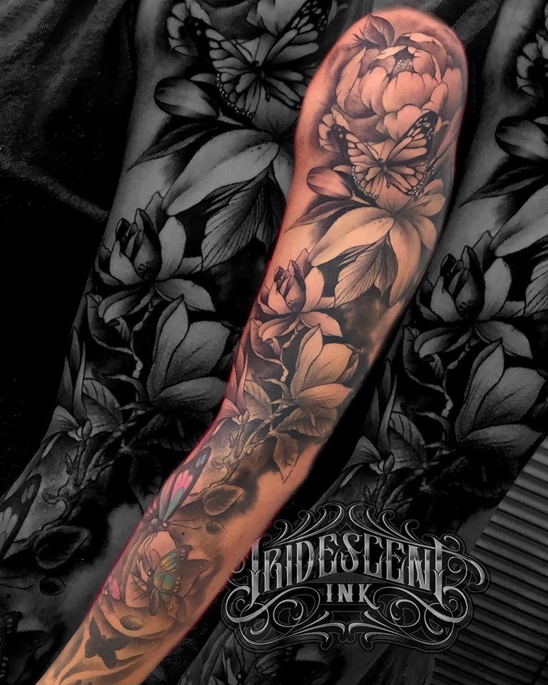 Tatuaje floral